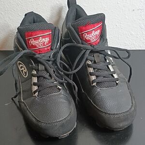 Rawlings Men's Black Sports Cleats